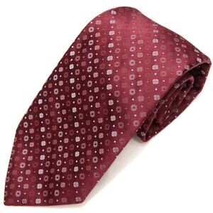 Don Loper Vintage Retro Burgundy 60's 70's Polyester Necktie Neck Tie